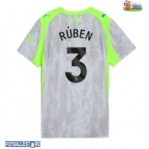 Manchester City Ruben Dias #3 Tredjedrakt Dame 2025-26 Kortermet